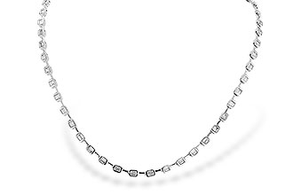 B319-68949: NECKLACE 2.05 TW BAGUETTES (17 INCHES)