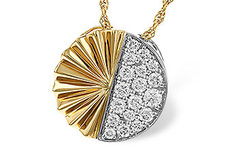 B320-61640: NECKLACE .50 TW