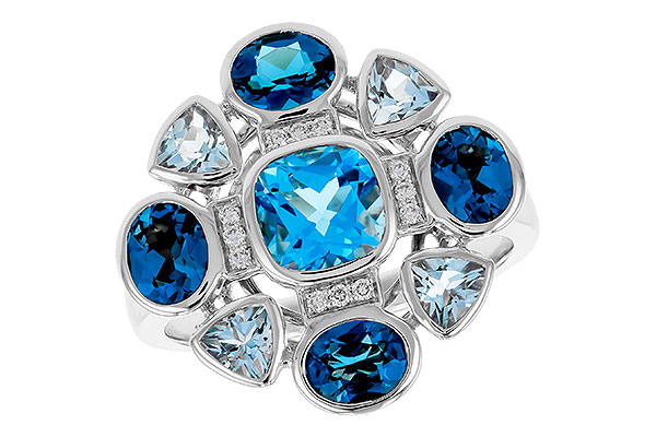 C320-58013: LDS RG 3.19 TW BLUE TOPAZ 3.25 TGW