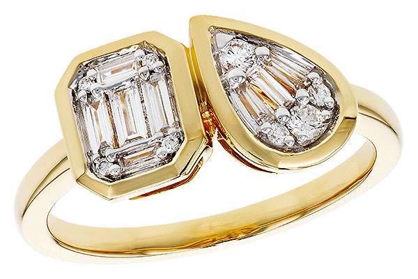 E320-62613: LDS DIA RG .17 TW BAGUETTE .25 TW