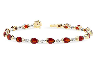 F318-77113: BRACELET 6.44 GARNET 6.60 TGW