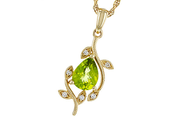 F320-58040: NECKLACE 1.16 PERIDOT 1.21 TGW (8x6MM PER)