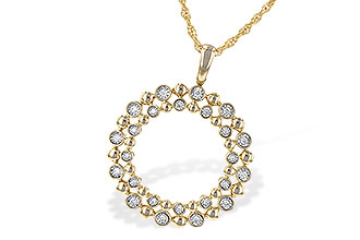 G236-05285: NECKLACE .12 TW