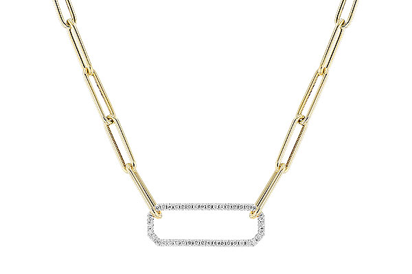 G319-64449: NECKLACE .50 TW (17 INCHES)