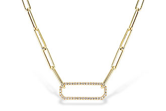 G319-64449: NECKLACE .50 TW (17 INCHES)