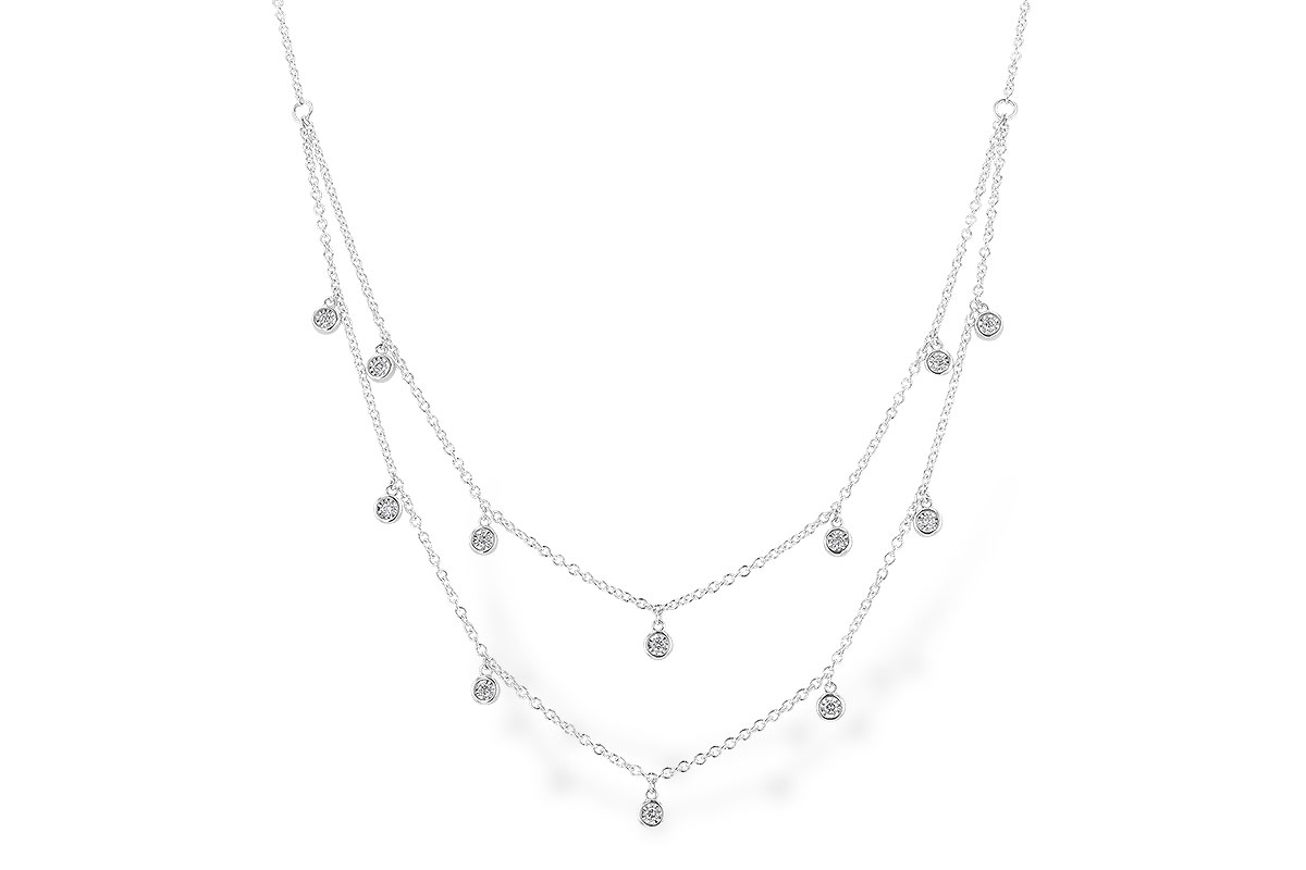 G319-65349: NECKLACE .22 TW (18 INCHES)
