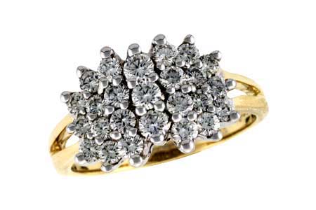 H138-74385: LDS WED RING .90 TW