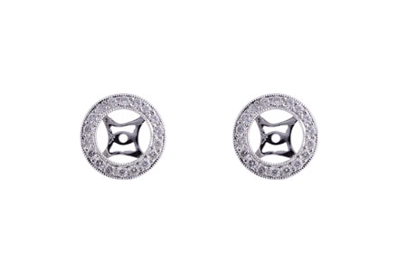 H229-69840: EARRING JACKET .32 TW (FOR 1.50-2.00 CT TW STUDS)