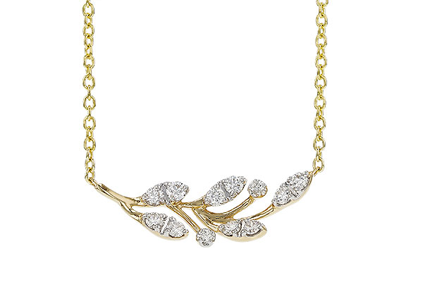 H320-58003: NECKLACE .32 TW (18")