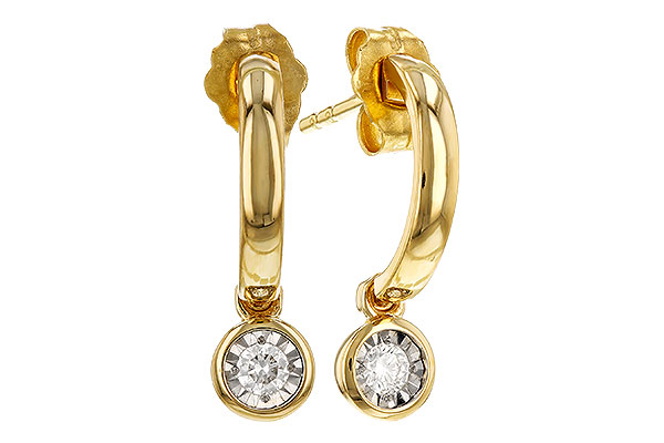 H320-61685: EARRINGS .10 TW