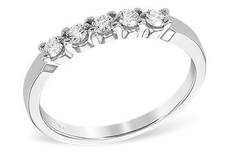 K231-49831: LDS DIA WED RG .25 TW (5 STONES)