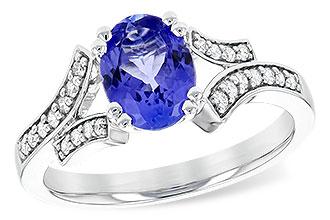 K236-07176: LDS RG 1.15 TANZANITE 1.30 TGW