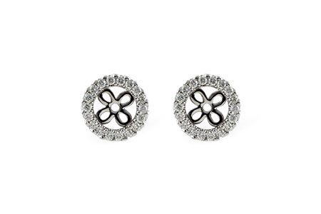 M233-31649: EARRING JACKETS .24 TW (FOR 0.75-1.00 CT TW STUDS)