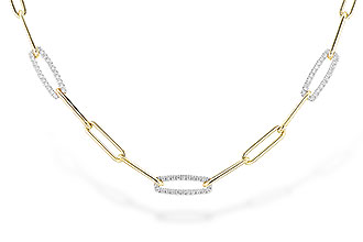 M319-64449: NECKLACE .75 TW (17 INCHES)